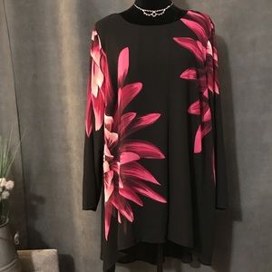 Alfani Long Asymmetrical Blouse, size 3X